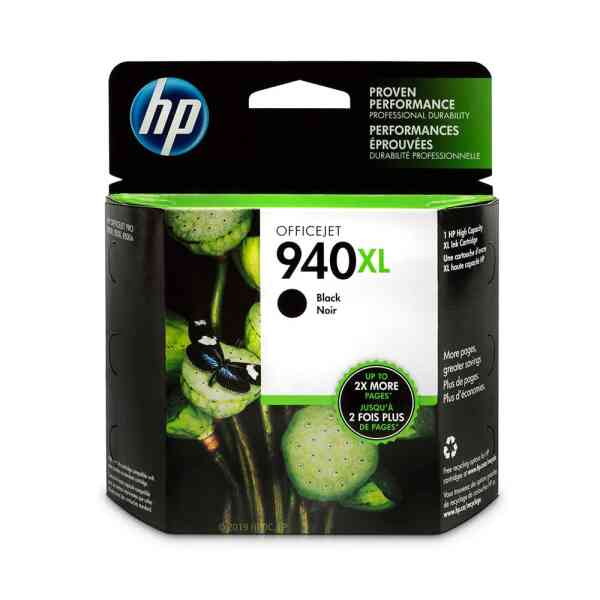 HP 940XL Black Ink Cartridge (C4906AE)