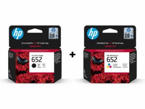 HP Ink Cartridge 652 Black & Tri-Color Combo Pack