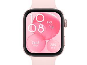 Huawei Watch FIT 3 SOLO with Fluoroelastomer Strap, Nebula Pink