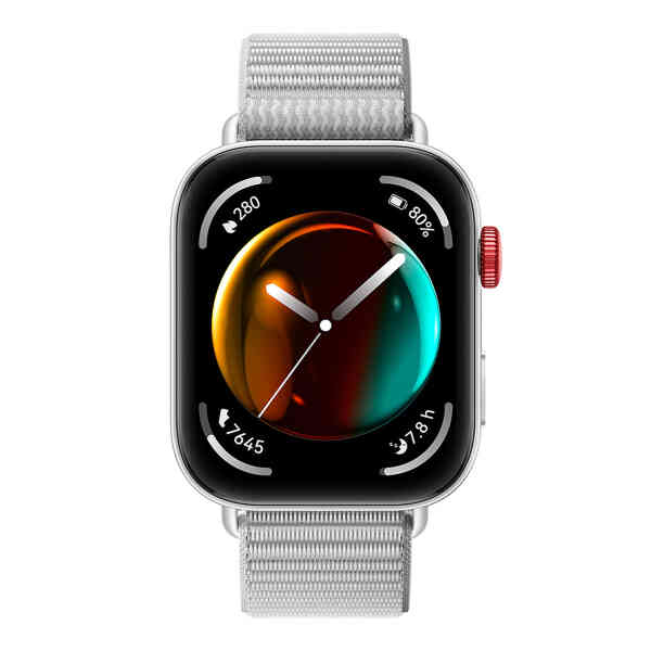Huawei Watch FIT 3 SOLO with Space Grey Nylon Strap, Space Grey