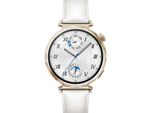 Huawei Watch GT 5 Smartwatch, Jana with White Composite Leather Strap