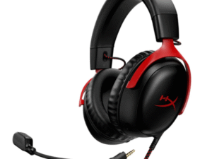 HYPER X CLOUD III WIRED HEADSET – BALCK AND RED