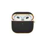 Hyphen Case Leather For Apple AirPods 3 Black