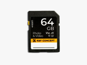 K&F CONCEPT 64GB tracking camera memory card U3 V30 read speed up to 90MB/s, 4K UHD SDXC(KF42.0013)