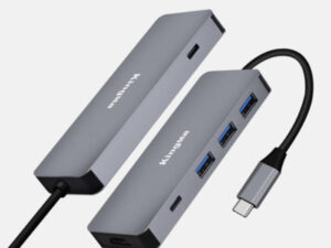 KingMa 6-in-1 USB C Hub Adapter for Type-C Equipments with PD Charging