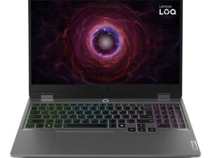 Lenovo Gaming Notebook,15.6 FHD,AMD Ryzen 5,24GB RAM,512GB SSD,RTX 3050 6GB VRAM,Windows 11,Grey,LOQ-83JC009KAX