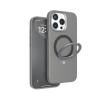 Levelo Case Iris Pro Magsafe Liquide Silicone iPhone 16 Pro Max Grey