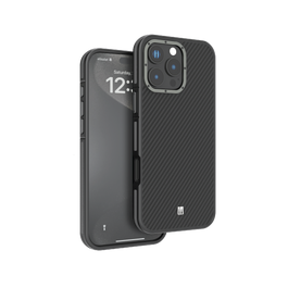 Levelo Case OX Carbon Fiber iPhone 16 Pro Blue