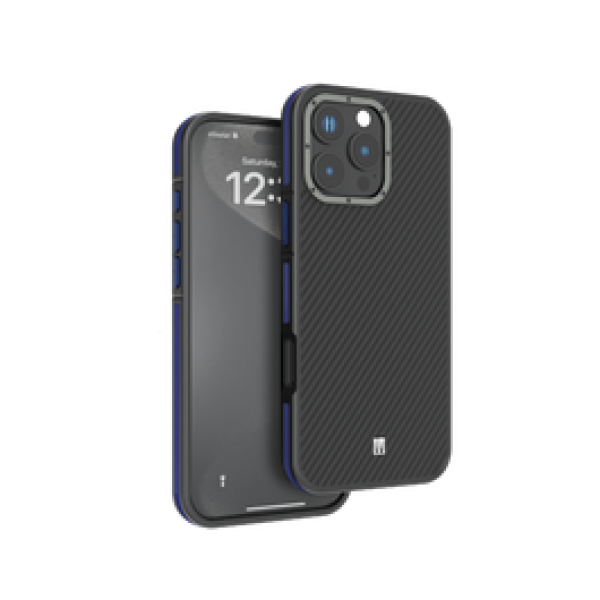 Levelo Case OX Carbon Fiber iPhone 16 Pro Grey