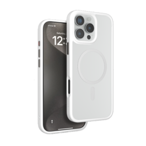 Levelo Case Solo Magsafe Hybrid iPhone 16 Pro Max White