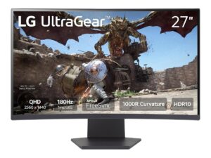 LG 27 Inches QHD Curved Gaming Monitor, 27GS60QC