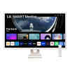 LG 31.5 inches Full HD IPS Smart Monitor with WebOS, White, 32SR50F-W AMA