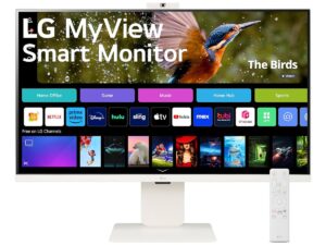 LG 32 Inches MyView Smart Monitor with webOS and Built-in FHD Webcam, 32SR85U-W