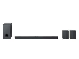 LG 9.1.5 ch Sound Bar with Dolby Atmos and Surround Speakers, 810 W, Black, S95QR