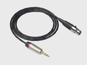 Mini XLR 3Pin Female to 3.5mm TRS Male Plug Audio Microphone Cable