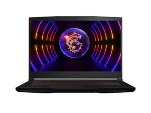 MSI THIN 9S7-16R831-1660, Alder Lake i5-12450H, 8GB RAM,512GB SSD,4GB RTX 2050 GDDR6 Graphics,15.6 FHD,Gaming Laptop, Black