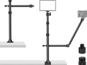 NEEWER TL253A TABLE TOP STAND WITH 2-SECTION AUXILIARY HOLDING ARM