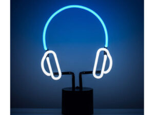 NEON DESK LIGHT - HEADPHONES