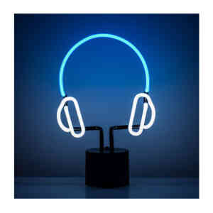 NEON DESK LIGHT - HEADPHONES