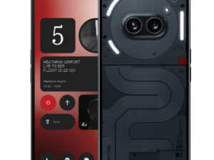 Nothing Phone (2a) 5G Smartphone, 12 GB RAM, 256 GB Storage, Black, A10400050