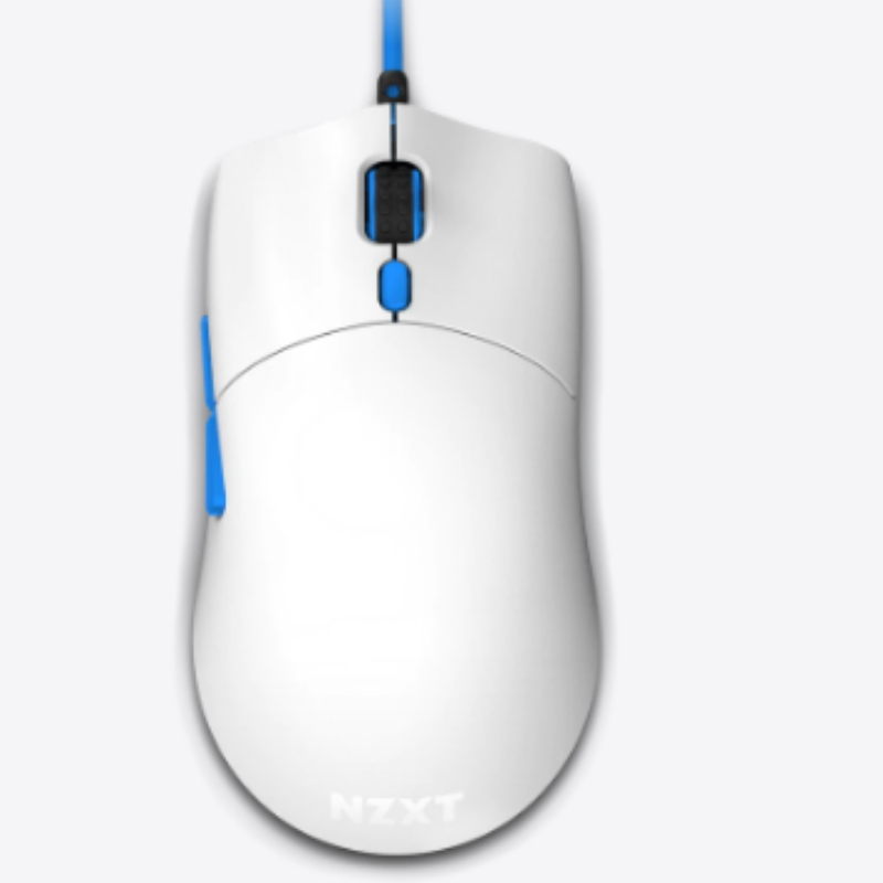 NZXT LIFT LIGHT WEIGHT AMBIDEXTROUS MOUSE WHITE