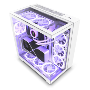 NZXT MID TOWER CASE H9 ELITE WHITE EDITION