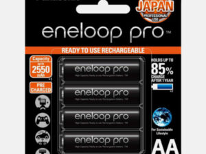 PANASONIC ENELOOP PRO AA 4 CELLS RECHARGABLE BATTERY