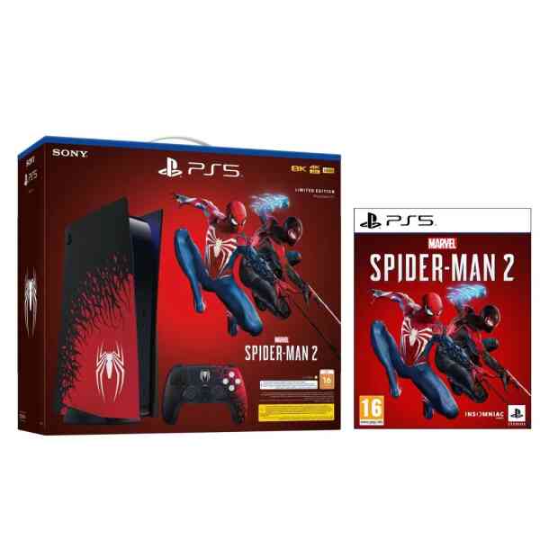 PlayStation 5 Console – Marvel’s Spider-Man 2 with Game Limited Edition
