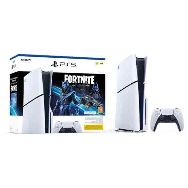 PlayStation 5 Console – Slim Disc Fortnite Bundle