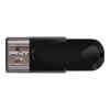 PNY Attache 4 USB Flash Drive, 8 GB Storage, Black, FD8GBATT4-EF