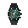 Porodo CristalloAP Smart Watch Blue Dial with Extra Grey Silicone Band, Black