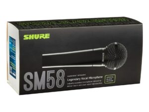 Pro XLR Dynamic Microphone - Professional Studio & Live Performance Cardioid Mic for Vocals, Podcasting, and Recording, Special Edition SM58 Edition Black
