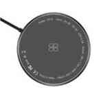 Promate 15W Metallic Slim Magnetic Wireless Charger , Black