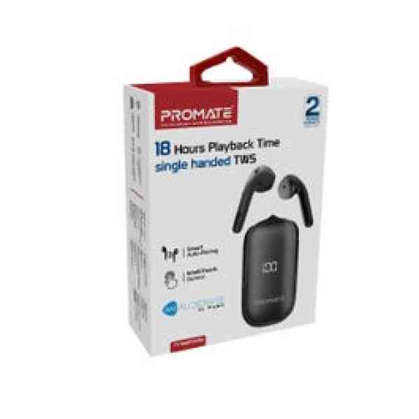 Promate Bluetooth V5.0 Tws Headset With Compact Charging Case