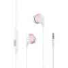 Promate Metallic Styled Wired Earphones With Microphone White