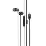 Promate MFI Certified in Ear Lighning Connector Ear Phone Blk