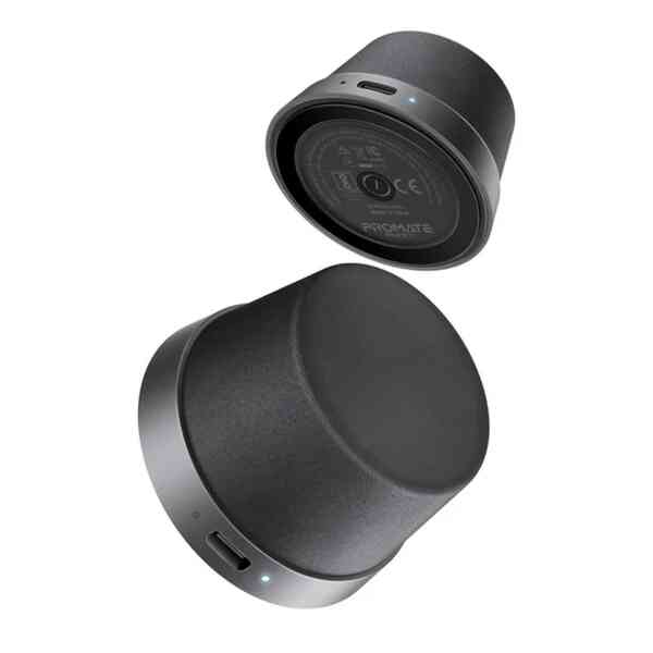 Promate Punch High-Fidelity Mini Bluetooth Speaker, Black
