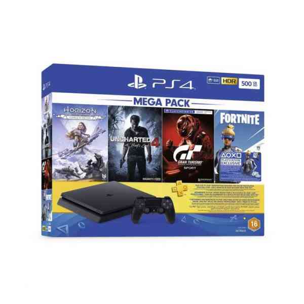 PS4 500GB FORTNITE/4 GAME BUNDILE