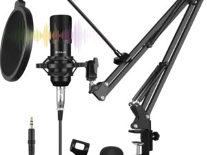 PULUZ Condenser Microphone Studio Broadcast Professional Singing Microphone kits
