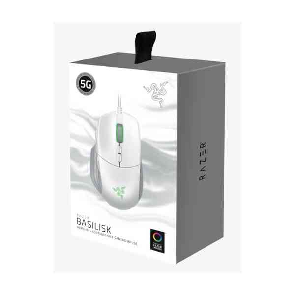 RAZER BASILISK GAMING MOUSE MERCURY