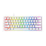 RAZER HUNTSMAN MERCURY 60% OPTICAL KEY BOARD PRPLE
