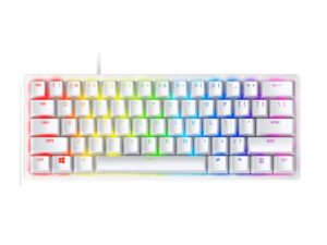 RAZER HUNTSMAN MERCURY 60% OPTICAL KEY BOARD PRPLE