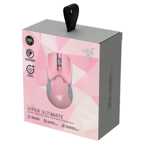 RAZER VIPER ULTIMATE WIRELESS MOUSE & DOCK – QUARTZ