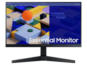 Samsung 22 inches FHD Monitor with IPS Panel and 3-Sided Borderless Display, Black, LS22C310EAMXUE