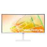 Samsung 34 Curved Ultra-WQHD Monitor with Thunderbolt 4 and Built-in Speakers, LS34C650TAMXUE