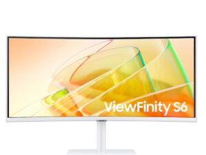 Samsung 34 Curved Ultra-WQHD Monitor with Thunderbolt 4 and Built-in Speakers, LS34C650TAMXUE