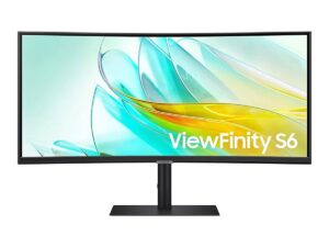 Samsung 34 ViewFinity S6 Monitor VA UWQHD Display LS34C650UAMX