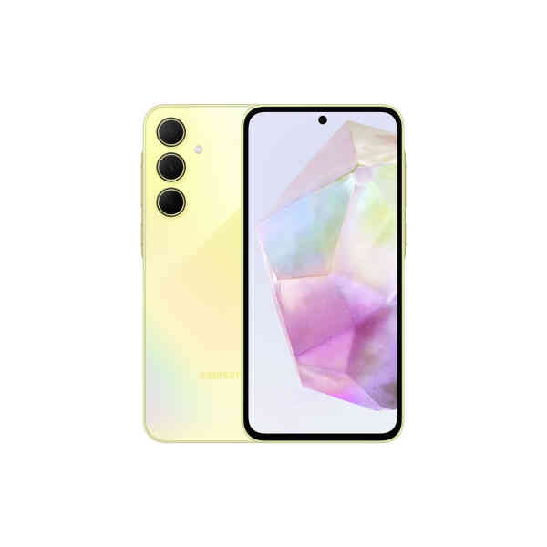 Samsung Galaxy A35 5G Smartphone, 8 GB RAM, 256 GB Storage, Awesome Lemon, SM-A356EZYVMEA