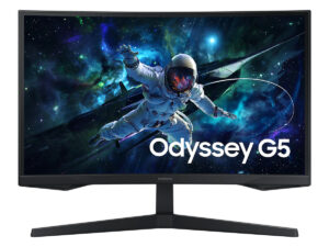 Samsung Odyssey G5 G55C Curved Gaming Monitor, 27 inches QHD 165 Hz Display, LS27CG552EMXUE
