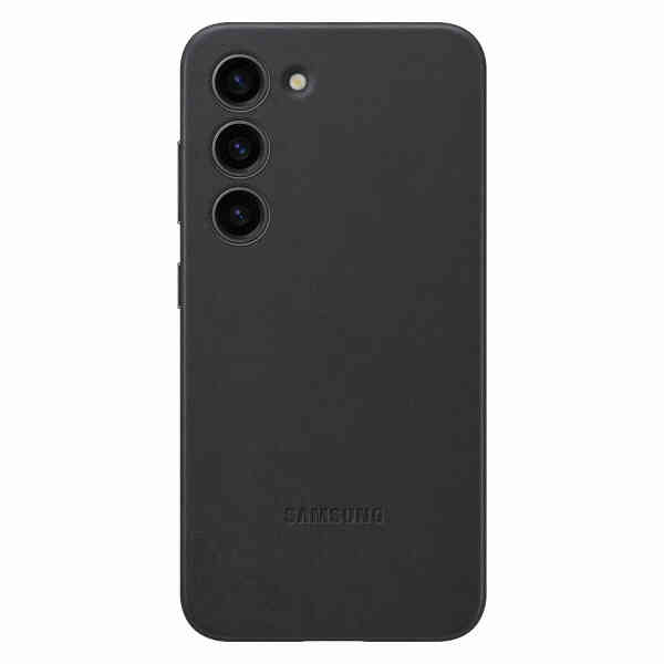 Samsung S23 Leather Case, Black, EF-VS911LBEGWW